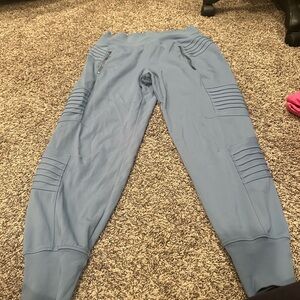 Athleta light blue jogger. Worn a few times. Too big for me .
